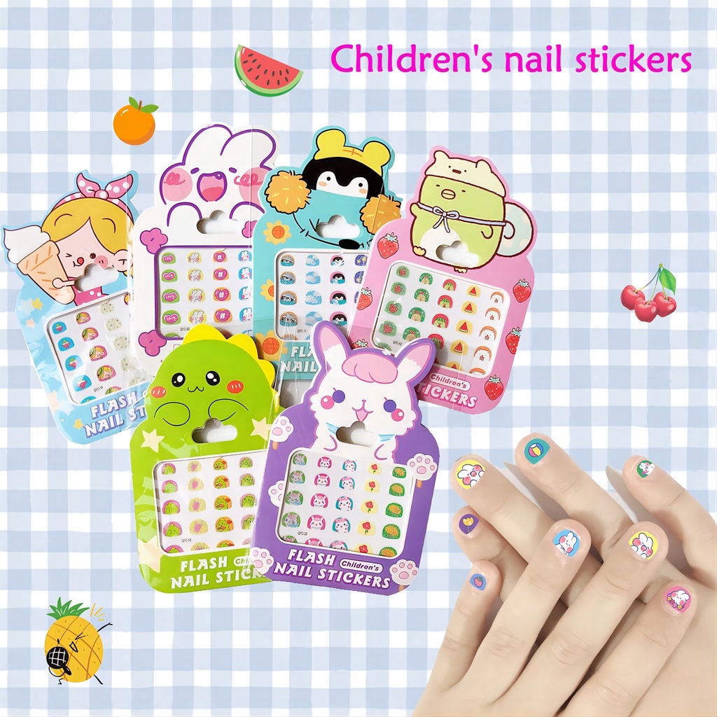 3d-shiny-cartoon-nail-stickers-girl-glitter-nail-stickers-ins-style