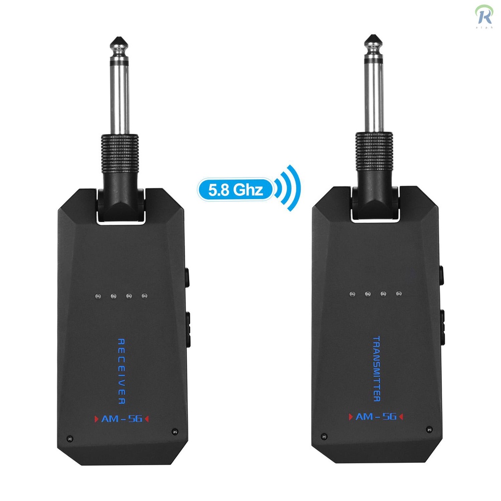 AM5G Wireless 5.8G Guitar System Rechargeable Audio Transmitter and