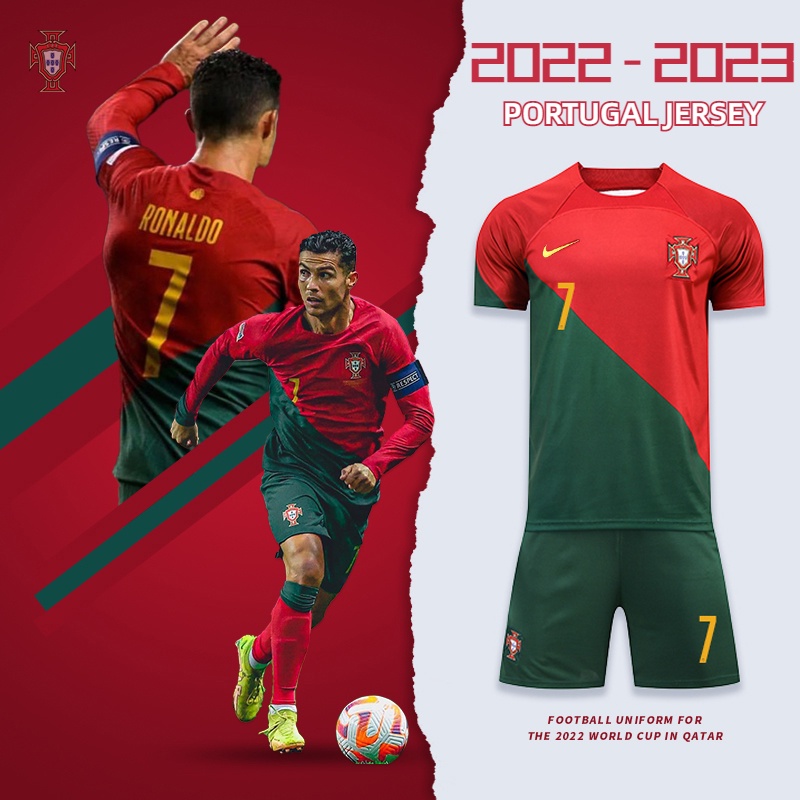 World Cup Ronaldo Football Jersey Portugal National Team Home Soccer