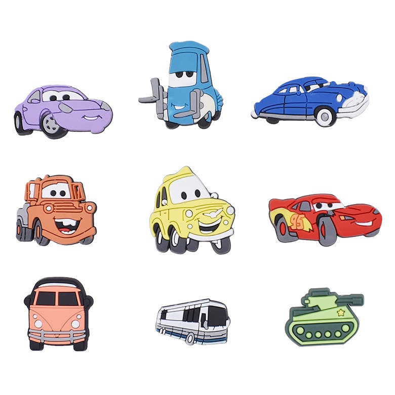 Cartoon Airplane Jibbitz for Kids Lightning McQueen Jibits Crocs Charm ...