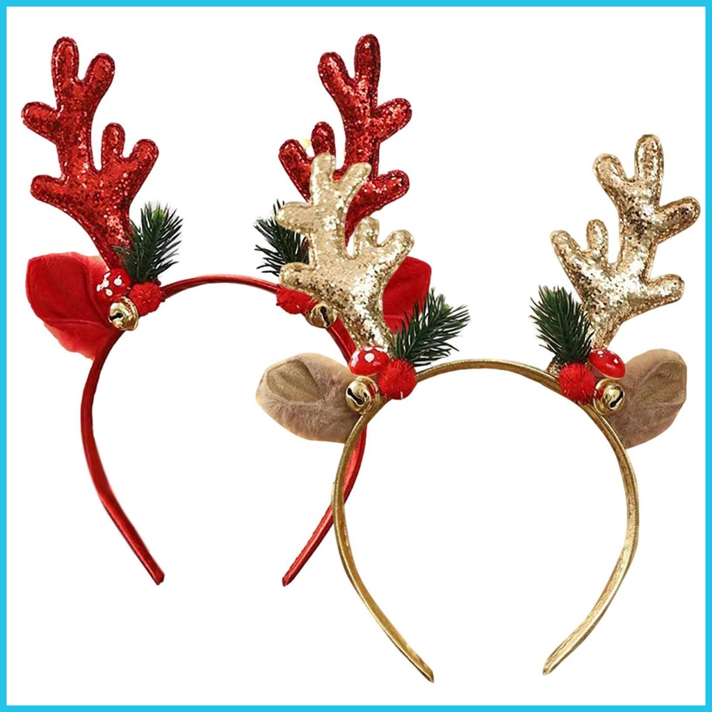 Glitter reindeer shop ears