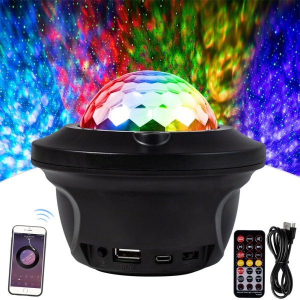 CH LED Stage Light Compatible Bluetooth Speaker Rgb Disco Party Dj Ball ...