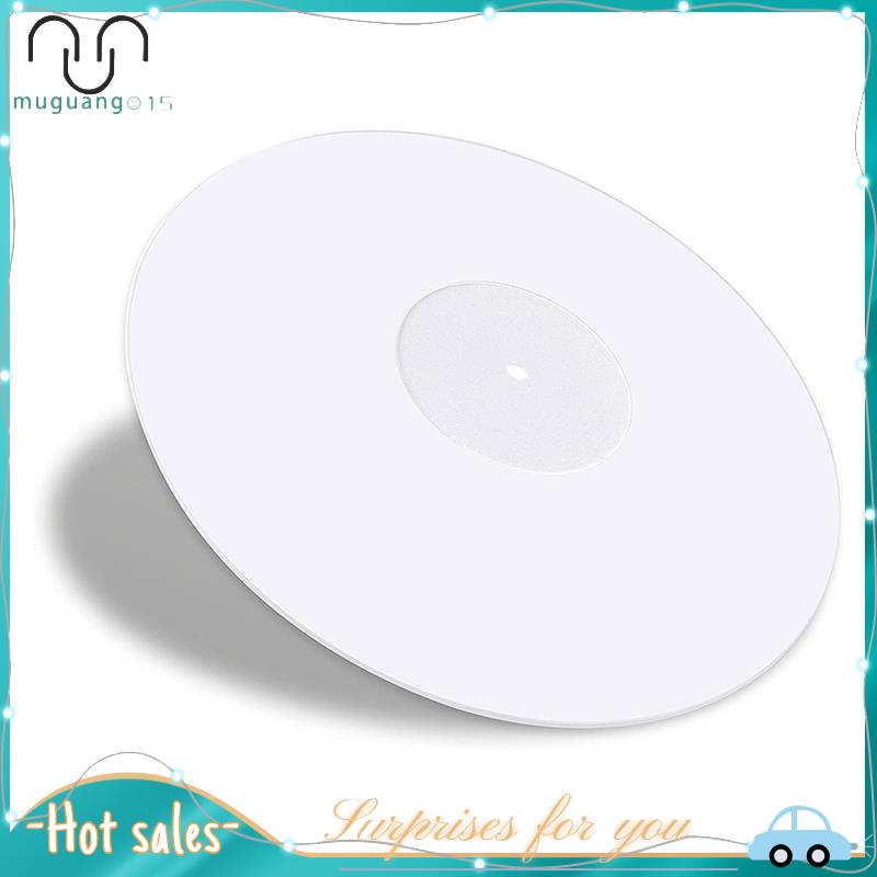 【muguang15】Turntable Acrylic Slipmat for Vinyl LP Record Players 2