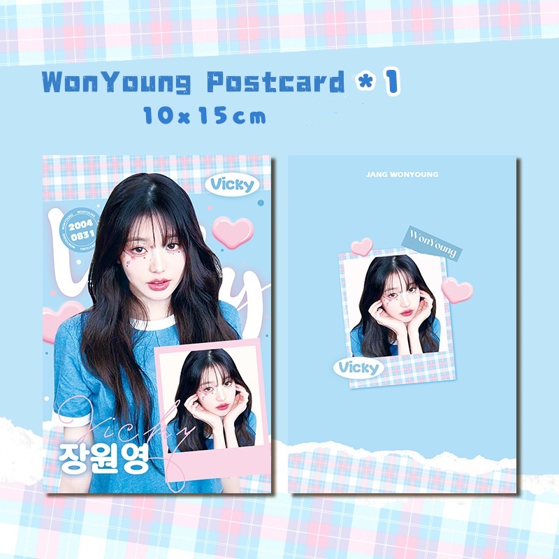IVE Fototarjetas De Jang Won Young - Set De 55 Tarjetas Coleccionables Del álbum HEYA, Regalo Perfecto Para Fans