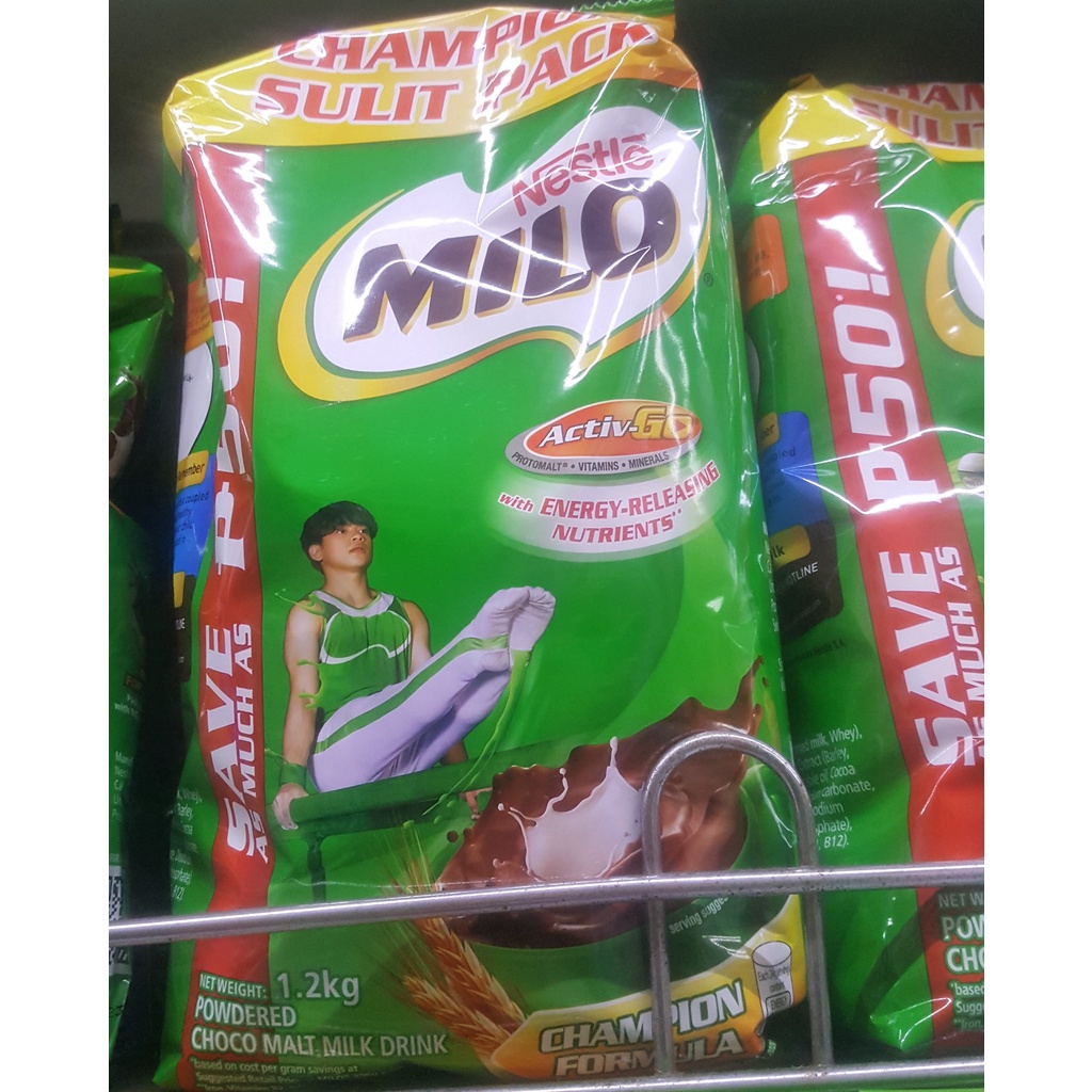 ♞new Nestle Milo Active Go Choco Malt Powdered Milk Champion Sulit