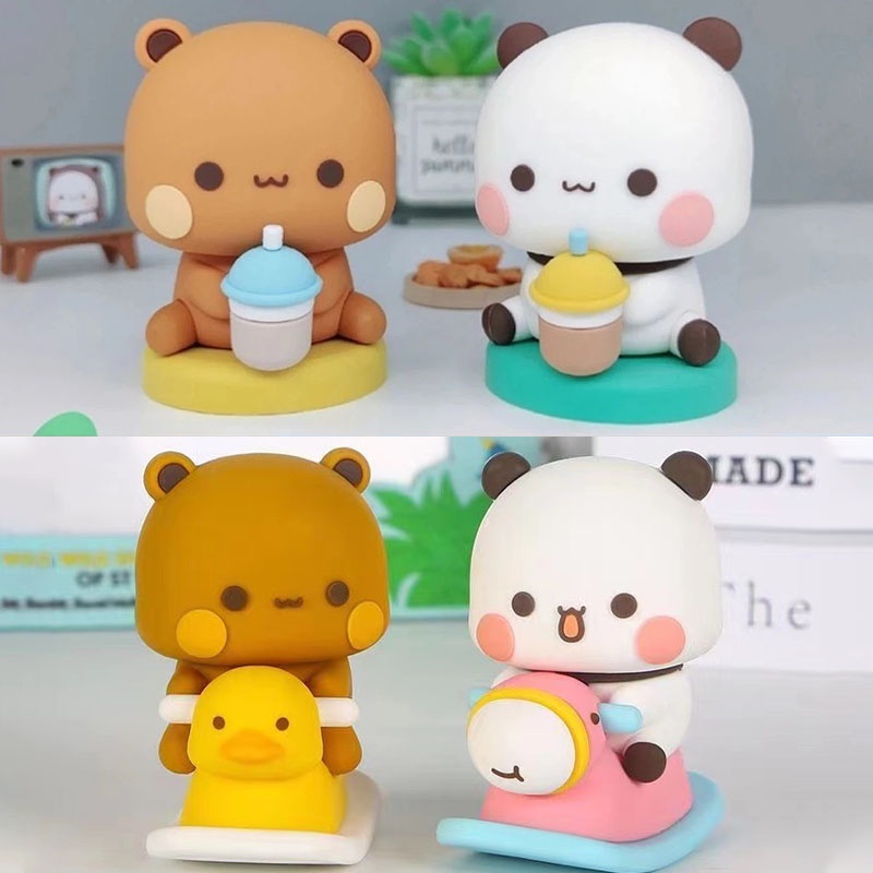 Cute Yiers Mitao Panda Bubu Dudu Action Figure Kawaii Bear Bubu And ...