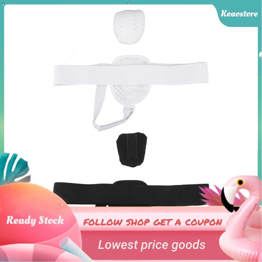 Keaostore Hernia Belt Truss Black Umbilical Patch Compression Pad for ...