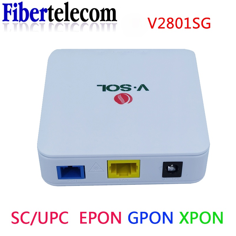 VSOL ONT VS2801SG GPON Epon XPON FTTH Onu Modem 1GE terminal PPPOE ZTE
