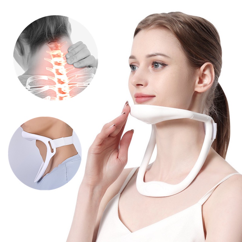 Adjustable Neck Braces Head Posture Cervical Repair Corrector Anti-low ...
