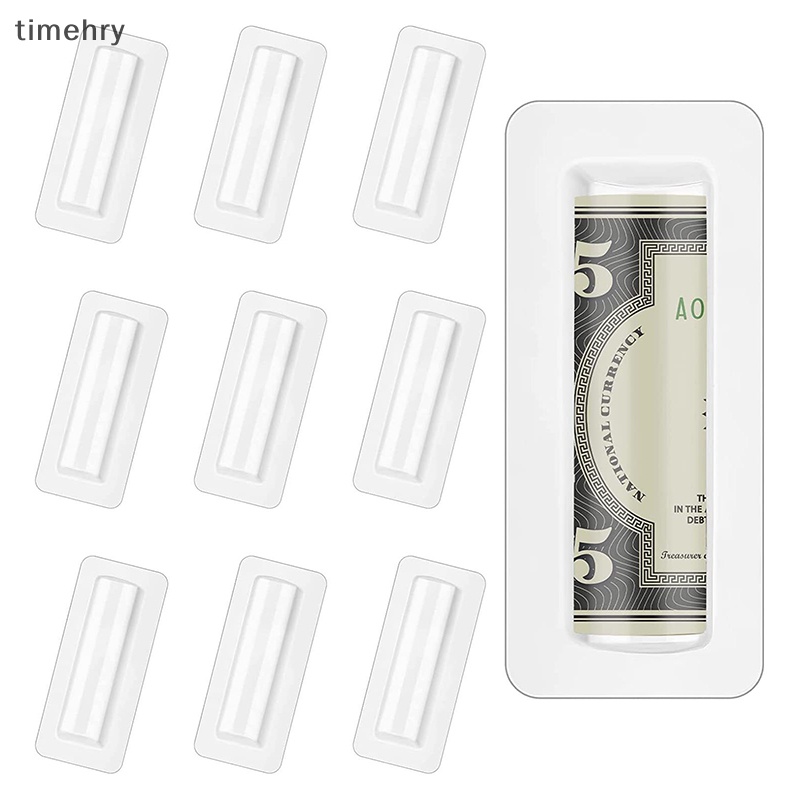 TY 25/50pcs Money Card Holder With Sticker Plastic Dome Lip Balm