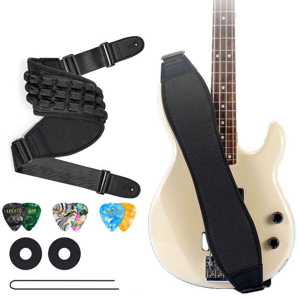 LEKATO Bass Guitar Straps Set 4