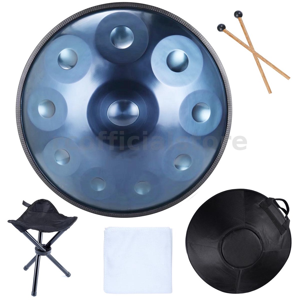 9/10 Notes Musical 22 inch Handpan Drum Professional Flying Saucer Drum ...