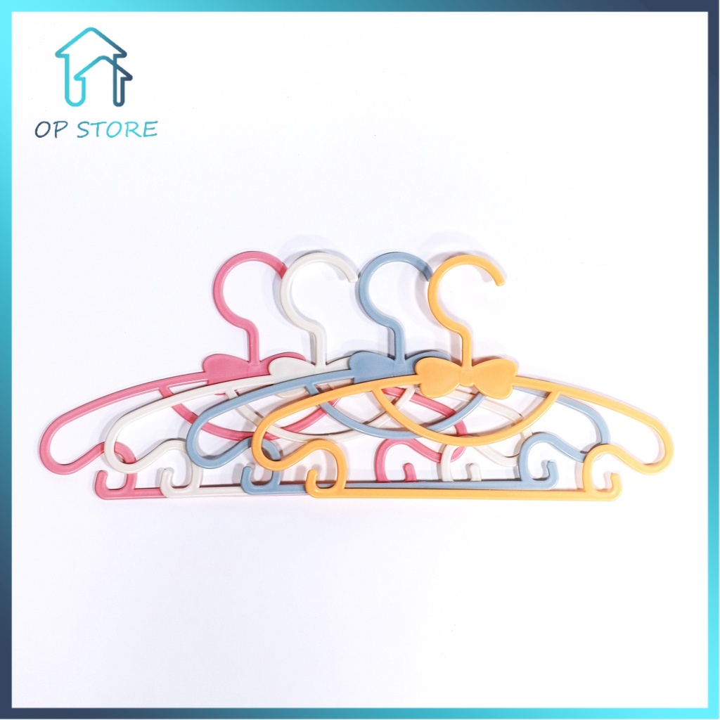 OP 5Pcs Baby Hanger Kids Clothes Hanger Rack Display Hanger Children ...