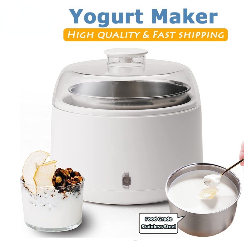 Multifunctional Mini Yogurt Maker 1L Stainless Steel Lining Life