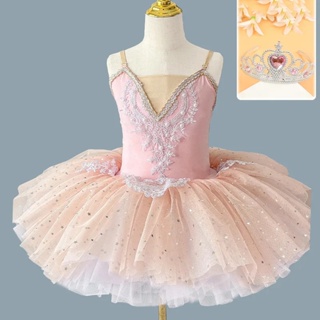 Ballet Dress for Kids Tutu Dress Girls Dance Costume Girls' Fluffy ...