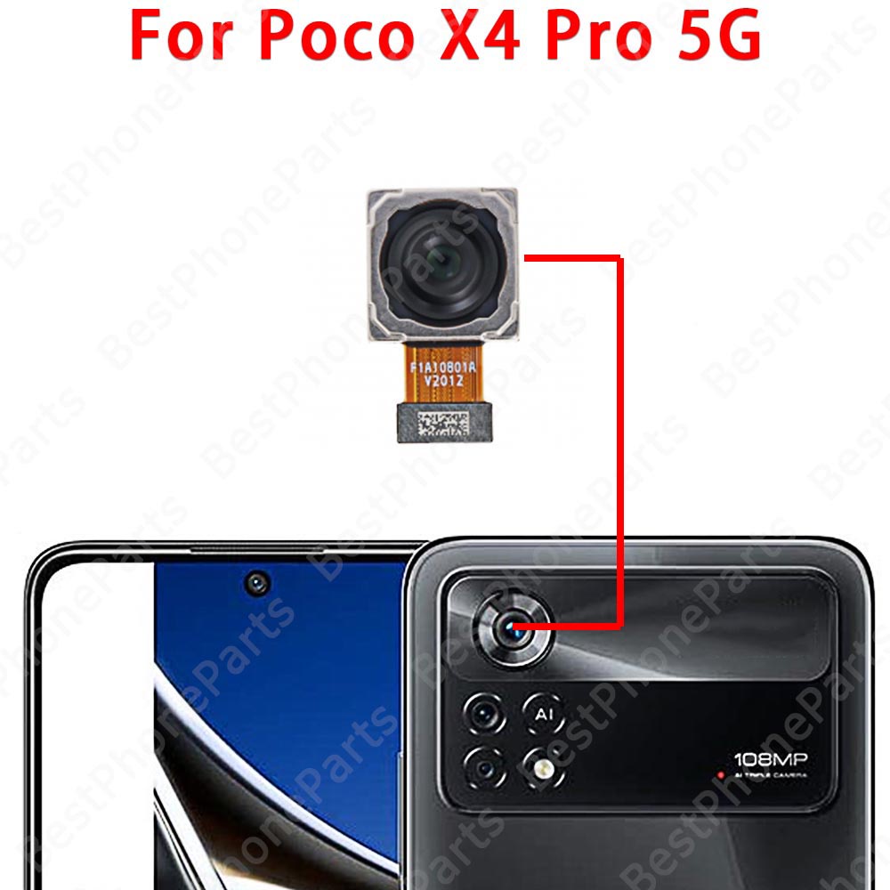 Frontal Selfie Back Camera For Xiaomi Poco X4 GT X4 Pro 5G Backside ...