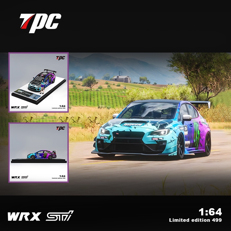TPC 1:64 Subaru WRX STi Hoonigan claw Diecast Model Car | Shopee ...