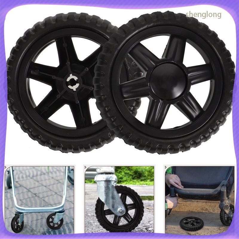shenglong Trailers Triangular Wheel Wheels 2 Pcs Shopping Cart