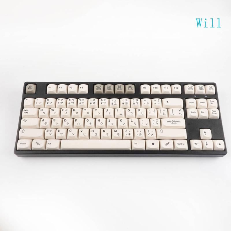 Will 126-Key MA Profile PBT Keycaps Set PBT DYE Sublimation for ...