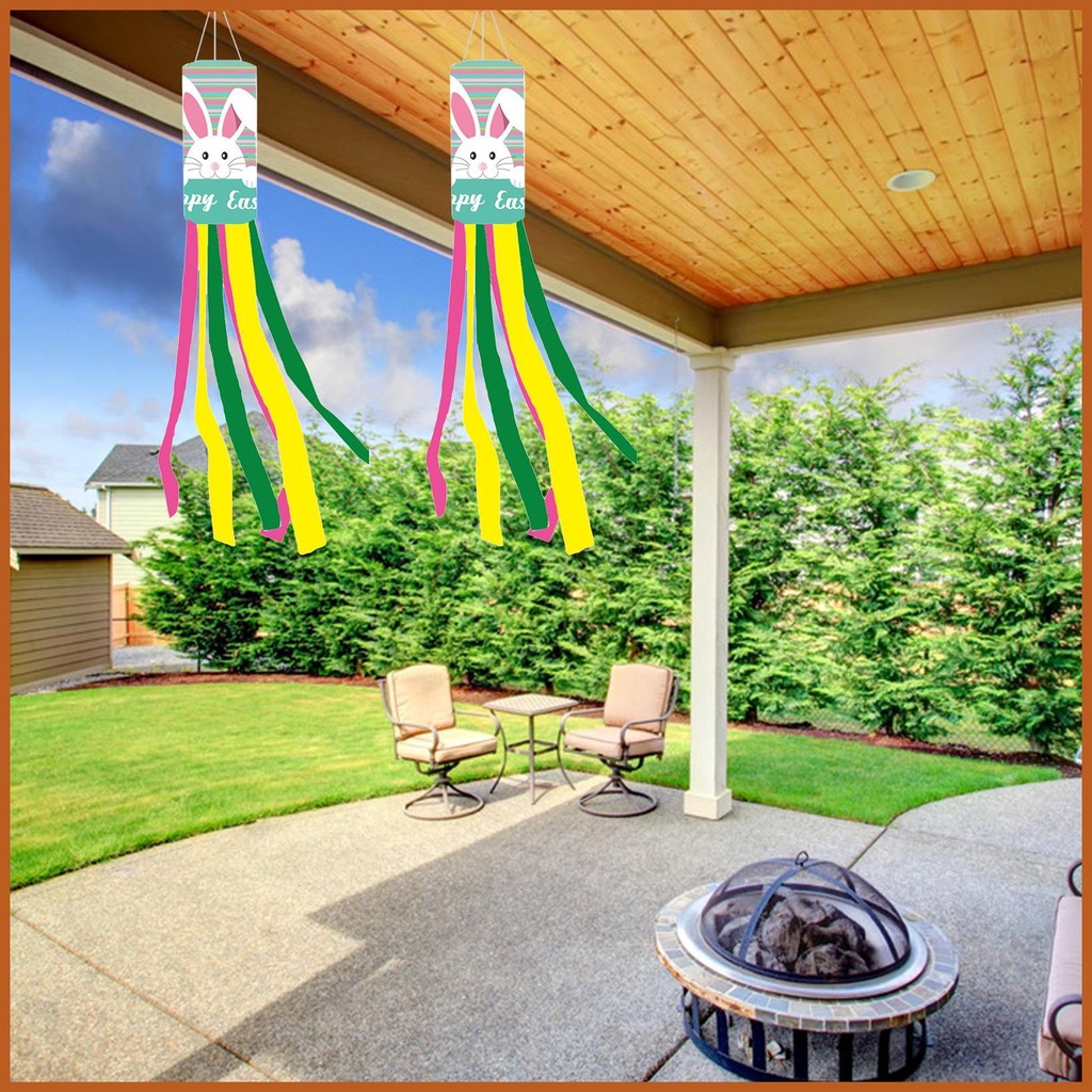 Outdoor Easter Windsocks Beautiful Cute Spring Garden Decorations ...