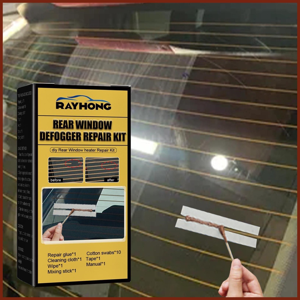 Rear Defroster Repair Kit Car Grid Lines Windshield Repair Kit Rear