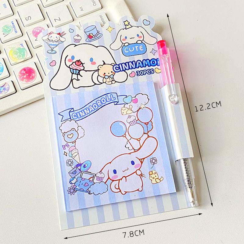 GMARTY 1Set Kawaii Cute Anime Notepad Cartoon Planner Sticker Portable ...
