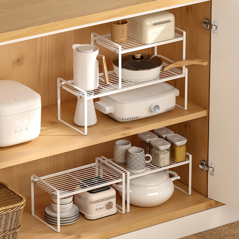 Kitchen Multi-layer Storage Rack Japanese Style Cabinet Partition ...