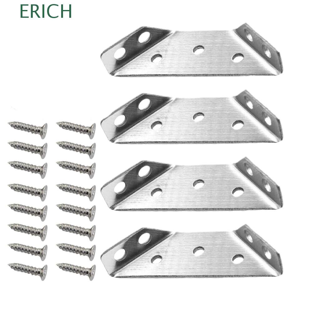 ERICH Furniture Corner Connector Triangular Stainless Steel Angle ...