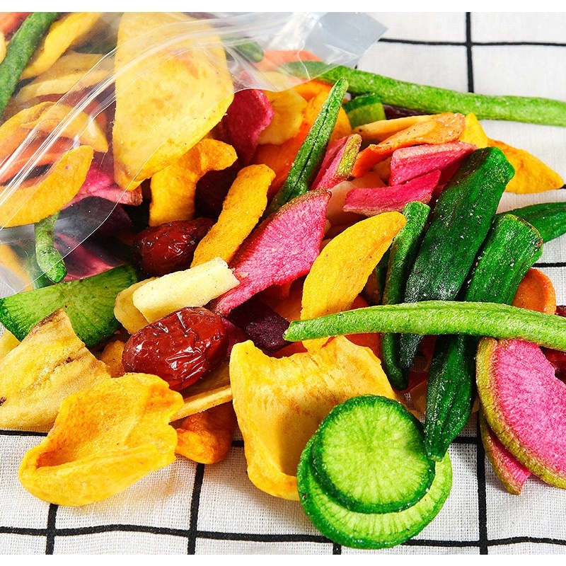 Premium Veggie Chips Mix: Crispy Dried Vegetables And Fruits Assortment ...