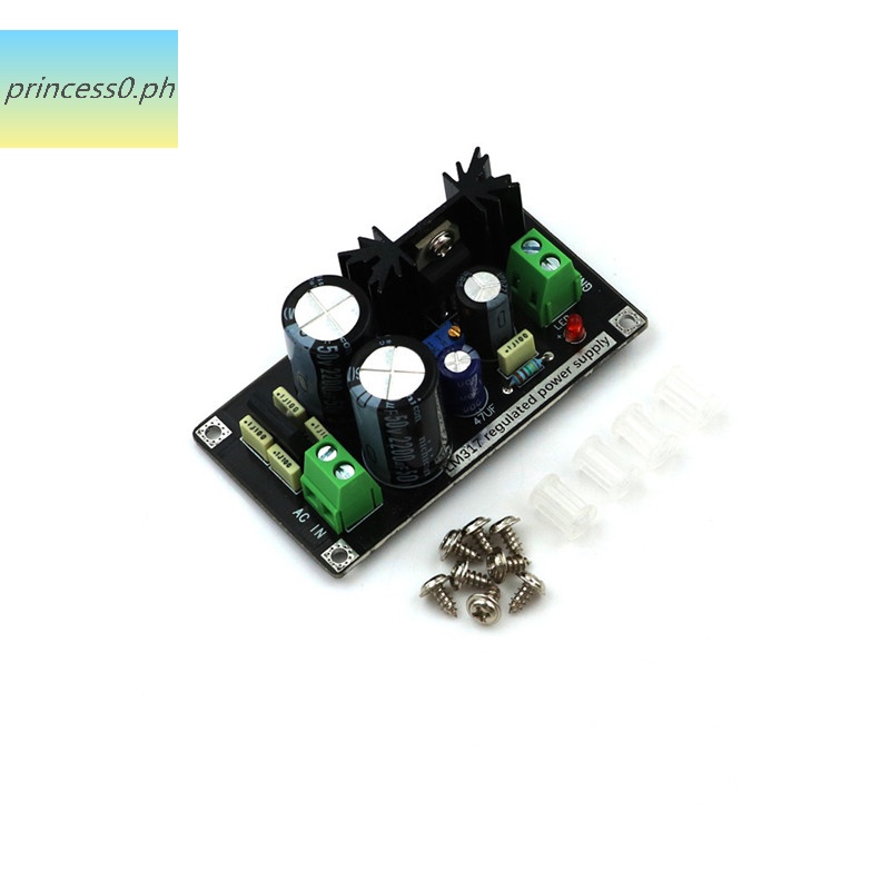 Princes LM317 Adjustable Regulated Rectifier Filter Power Supply Board