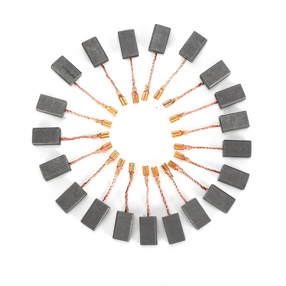 Ehlivhall 20-Pack Carbon Brushes For Bosch Angle Grinders – 15x8x5mm, With Wire Leads & Springs, Motor Power Tool Replacement Parts
