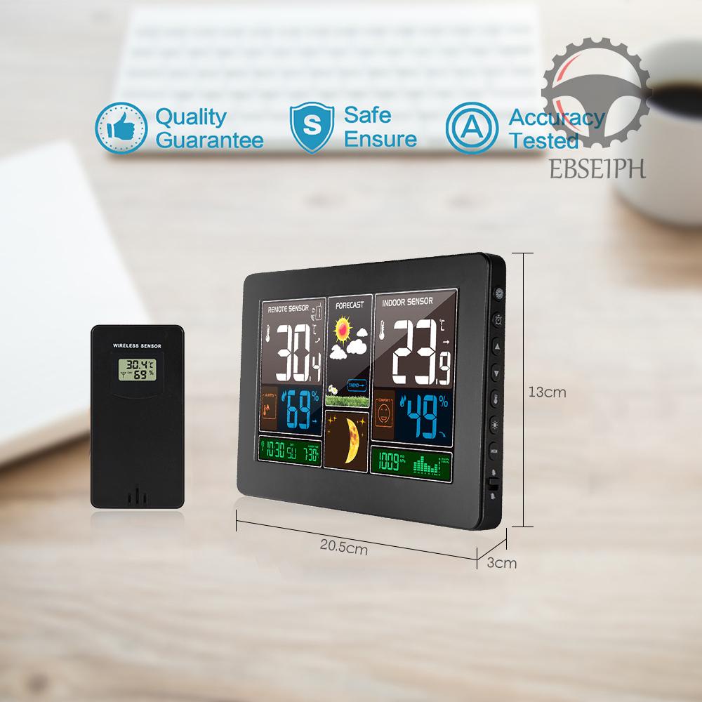 Ebest Wireless Weather Station Indoor Outdoor 3-in-1 Weather ...