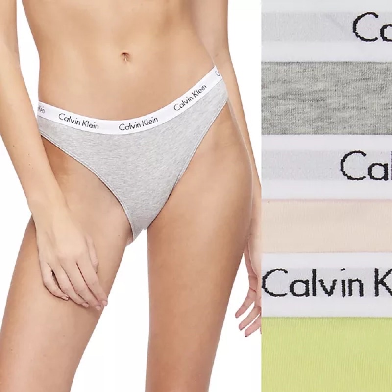 ♞CALVIN KLEIN Women's Carousel 3-Pack Bikini Panty Set QD3588, XSmall only