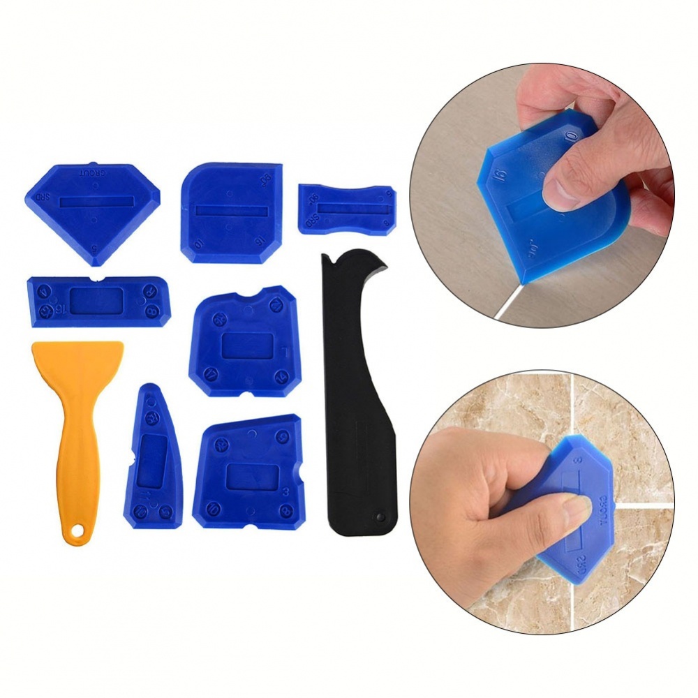 9pcs Silicone Sealant Spreader Spatula Scraper Caulk Tile Grout ...
