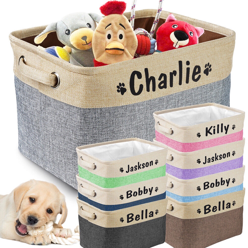 Canvas dog toy storage hotsell