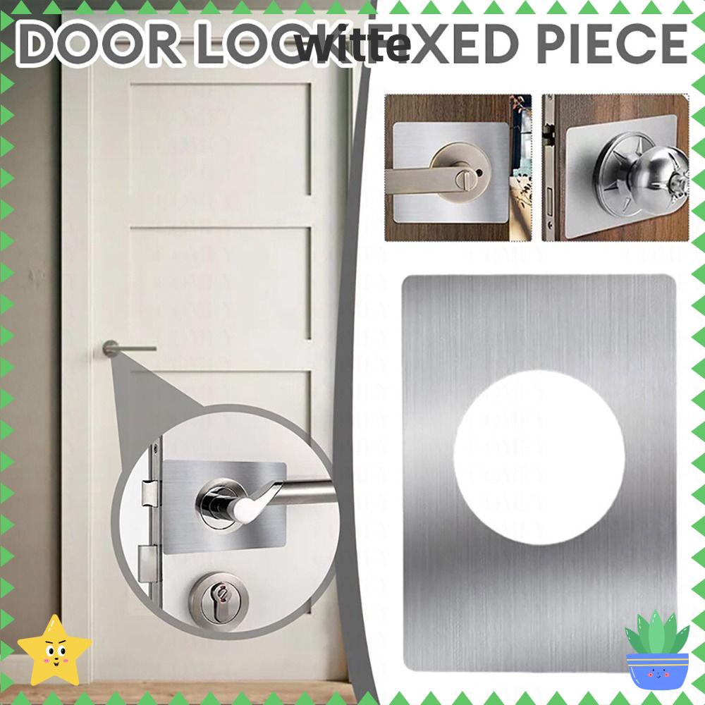 WITTEE 1Pcs/2Pcs Door Plate Reinforcement Cover, Repair Braces Deadbolt
