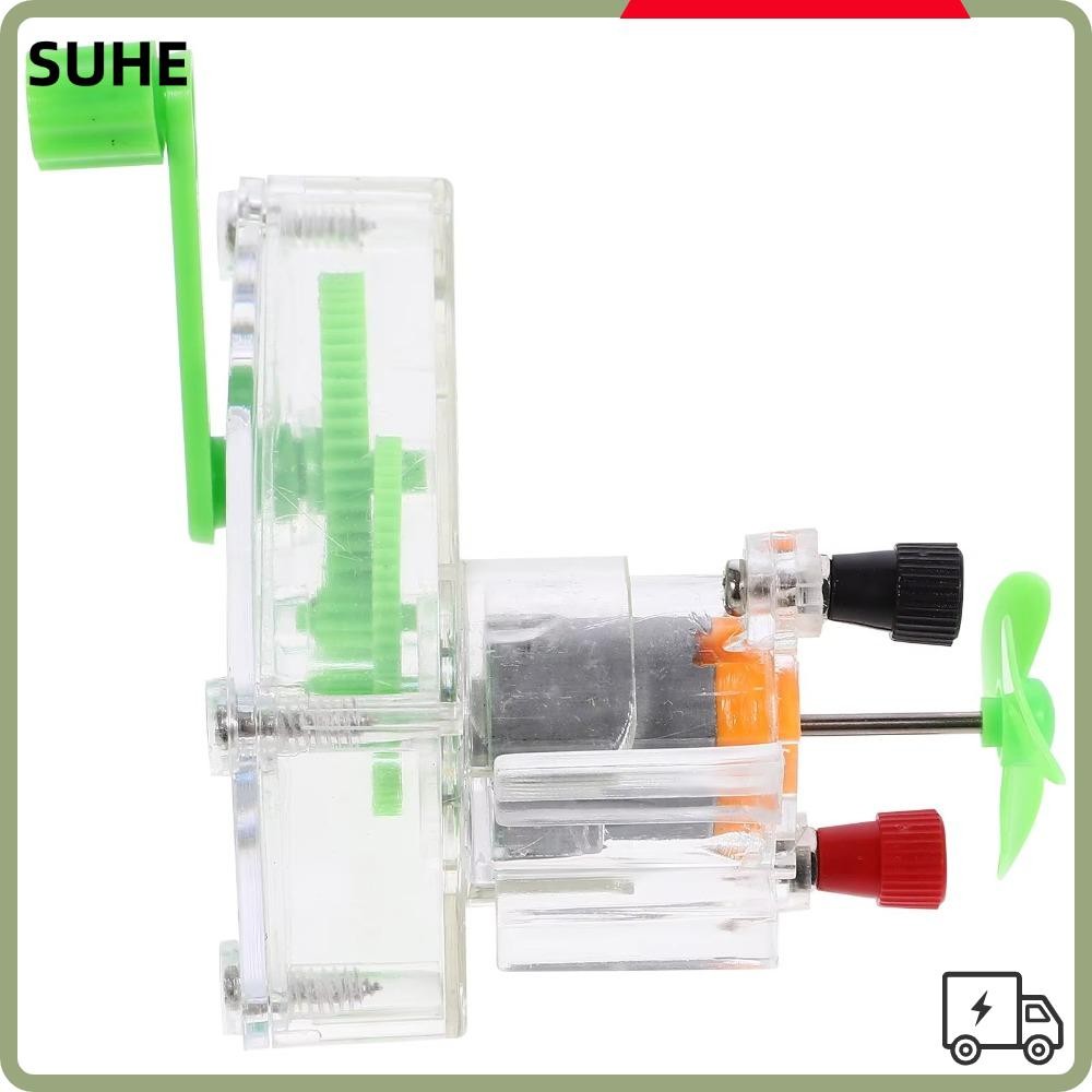 HI-SUHE Hand Generator, Plastics Model Science Kit Manual Crank Model ...
