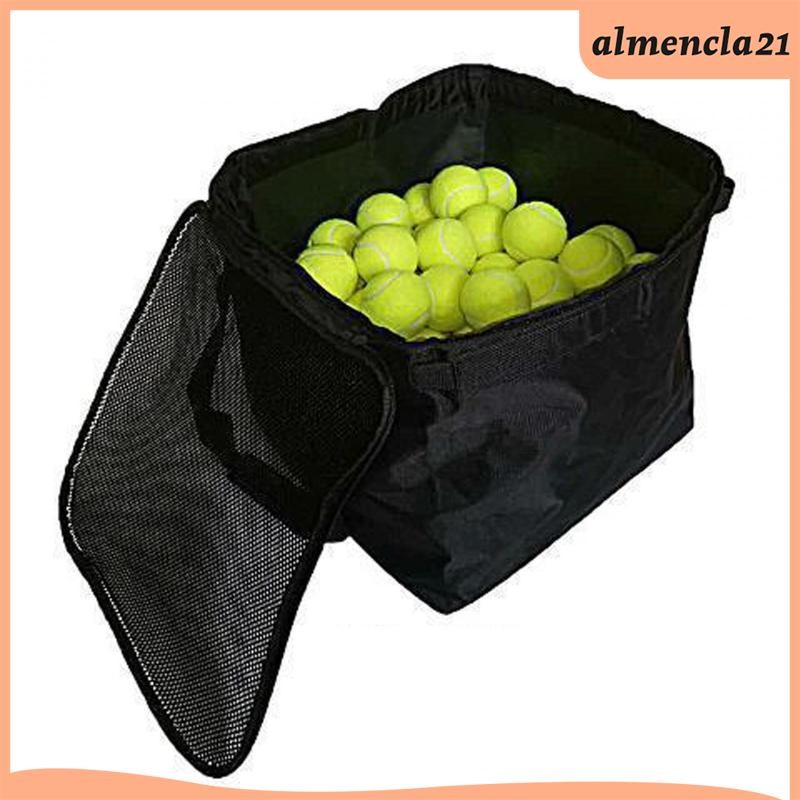 Porte-balles De Tennis Ajustable - Sac Mesh Pour 8-10 Balles, Poche Zippée - Pour Tennis, Pickleball, Golf