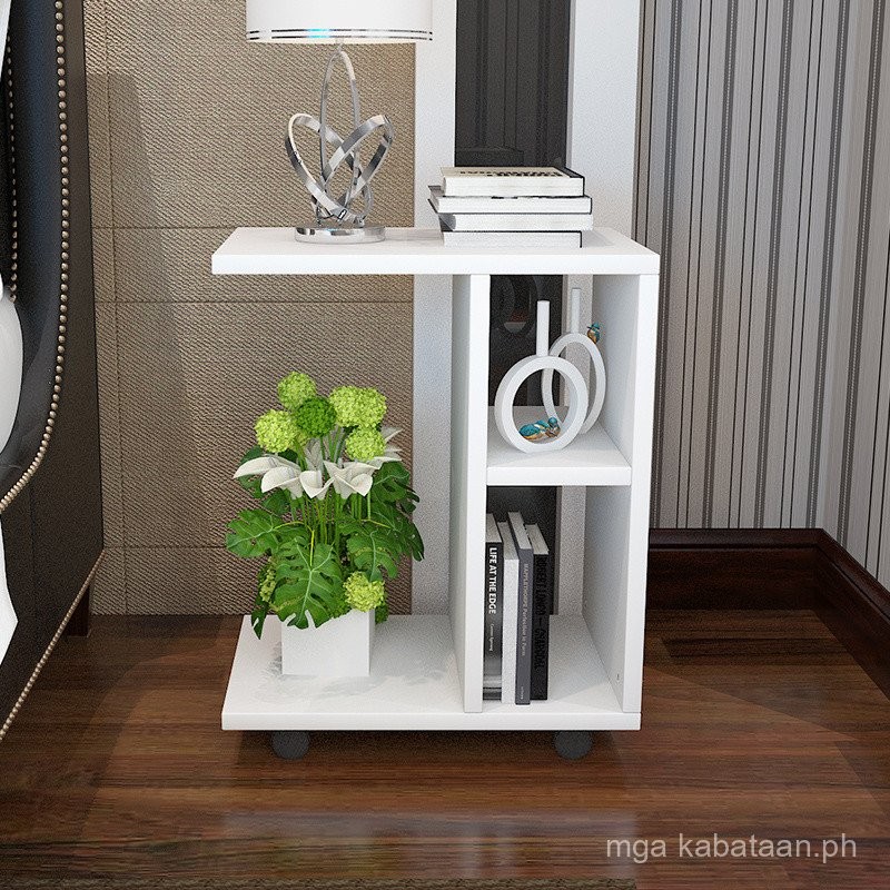 Coffee Table Side Table Movable Living Room Storage Rack Sofa Side ...