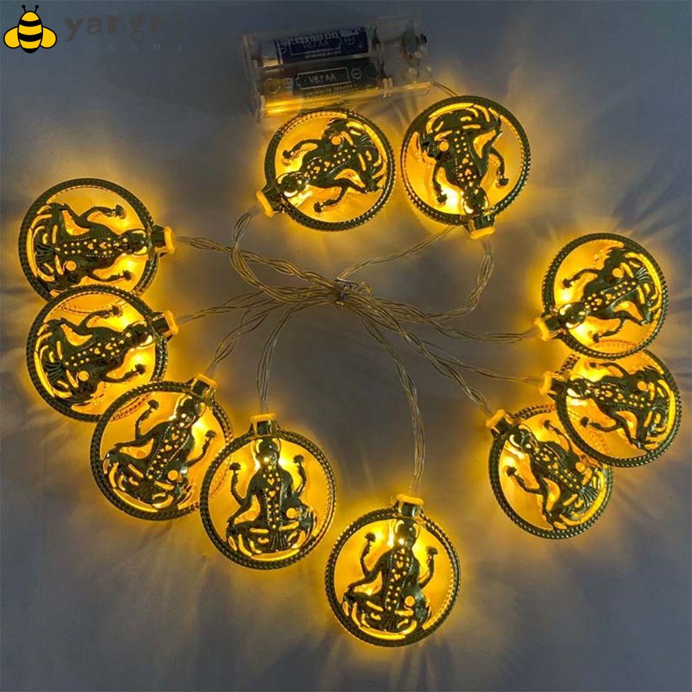 YANGMJ Diwali Light, Indian AUM OM Swastika Lakshmi Ganesha Light