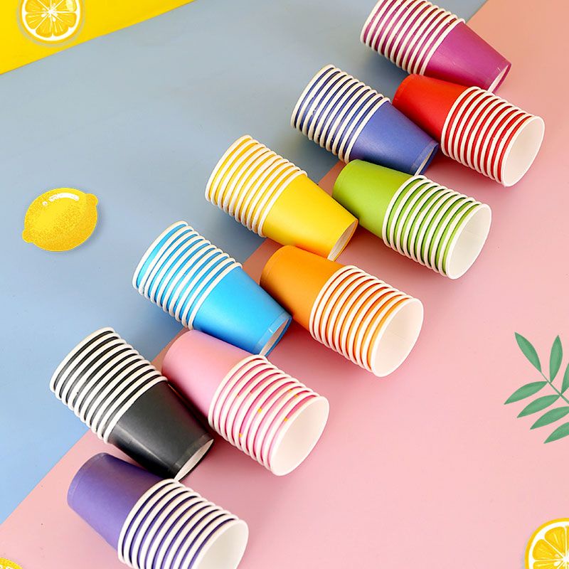 50ml Color Paper Cup Mini Small Diy Kindergarten Handmade Paper Cup