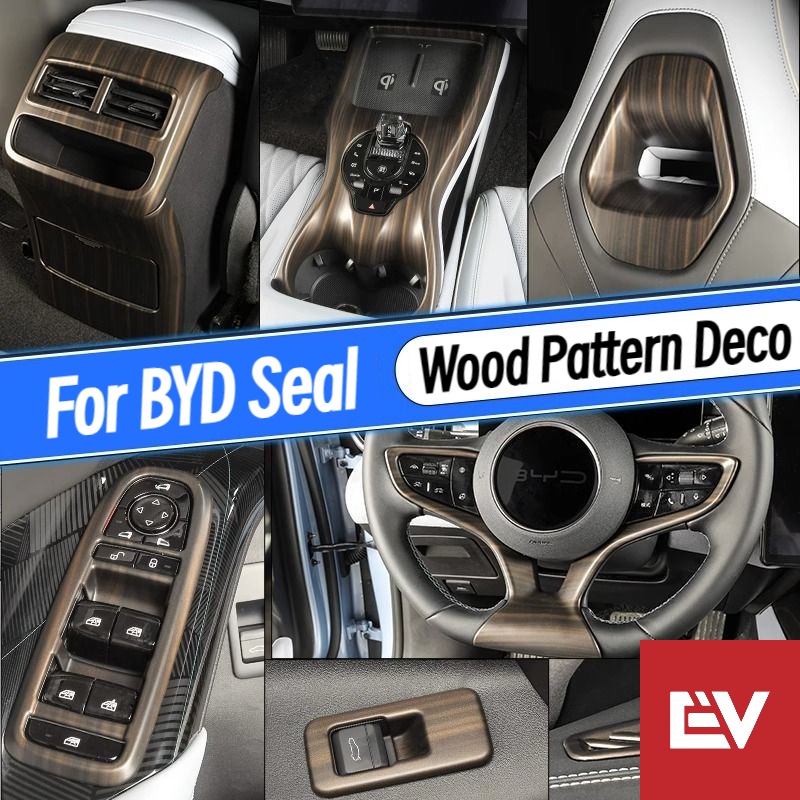 For BYD Seal Wood Pattern Decoration Set BYD Seal | Shopee Philippines