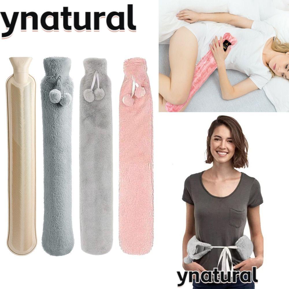 YNATURAL Hot Water Bottle Long, Rubber Waist Long Hot Water Bottles Bag