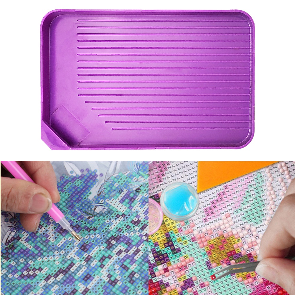 Plateau Entonnoir Pour Peinture Diamant (Diamond Art) - Lot De 4 - Résine