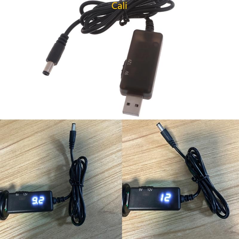Cali USB Voltages Regulator Cable Cord 5v9v 12v Converter Wire for Low