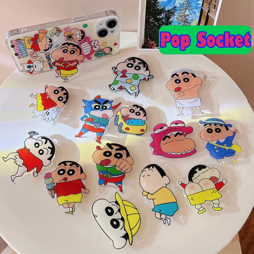 Cute Cartoon Cellphone POP Bracket Holder INS Disposable Bag Cute ...