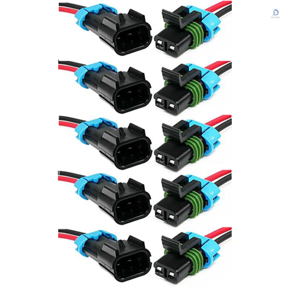 doch 2 Pin Auto Waterproof Connector Cable Sealed Electrical Wire