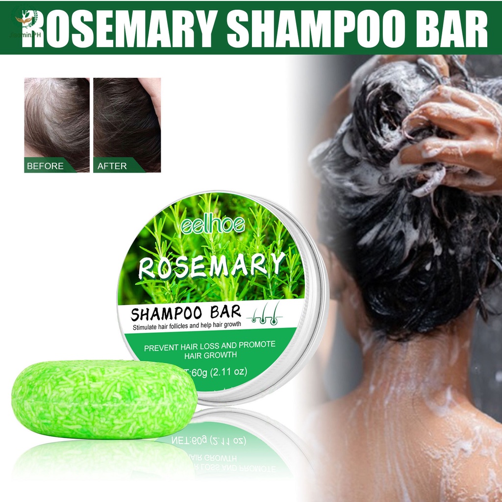 YJ Rosemary Hair Regrowth Shampoo Bar Deep Cleansing Hair & Scalp Anti Hair Loss Shampoo Soap