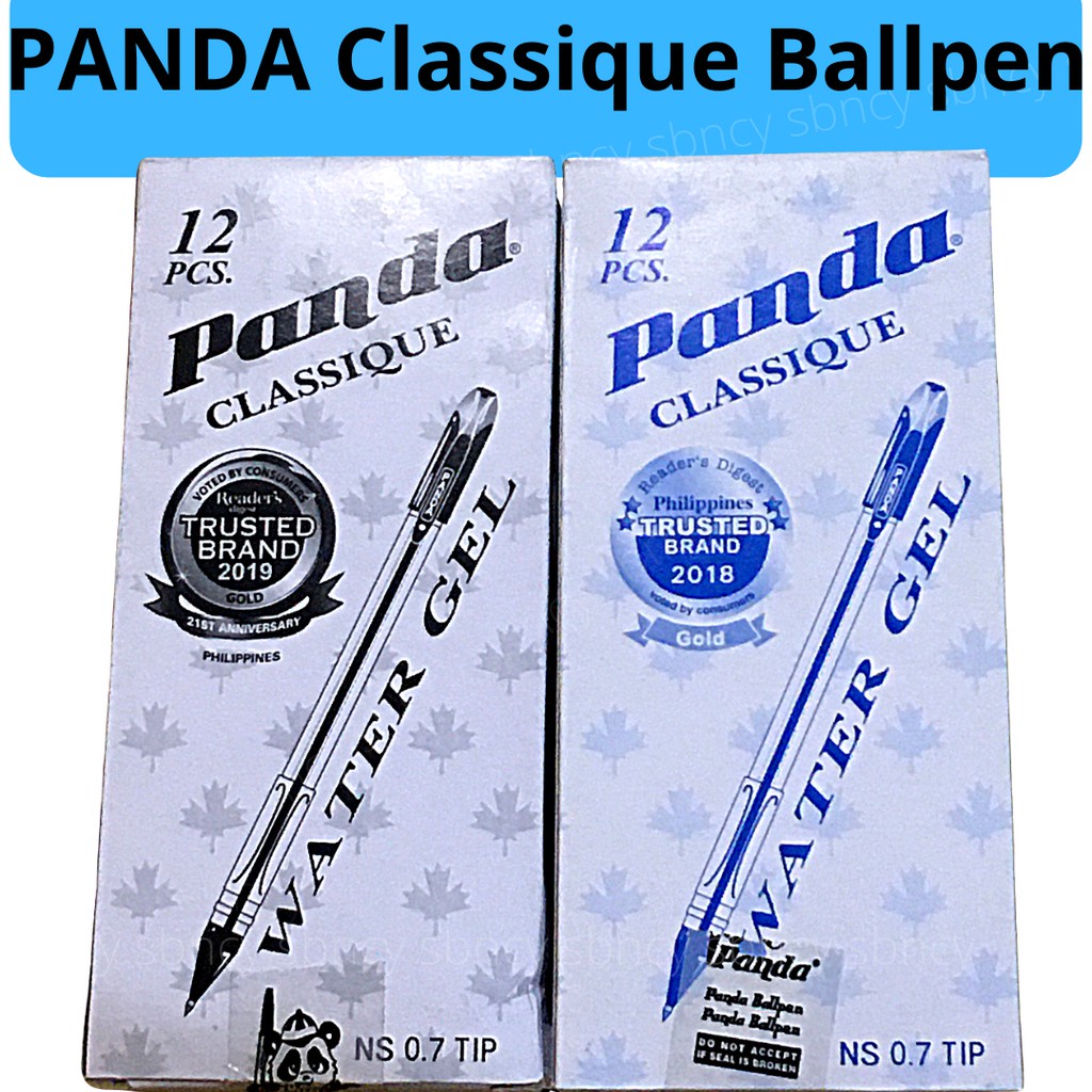 【hot sale】 Panda Classique Water Gel 0.7 Tips - 12's per box Black and ...