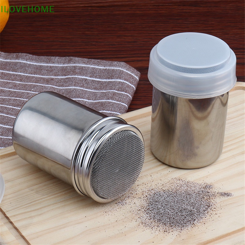 FGWB Stainless Steel Chocolate Shaker Icing Sugar Powder Cocoa Flour ...